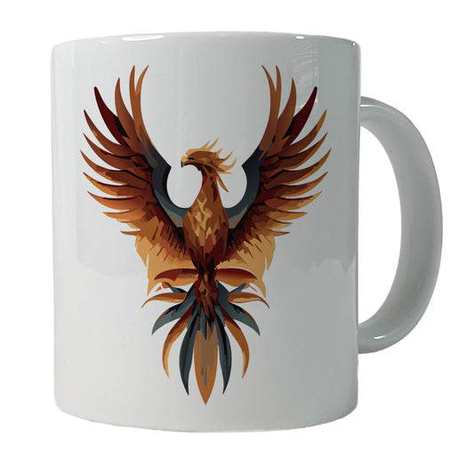 Phoenix Mythical Spiritual Bird Ceramic Tea Coffee Mug Cup - 11oz