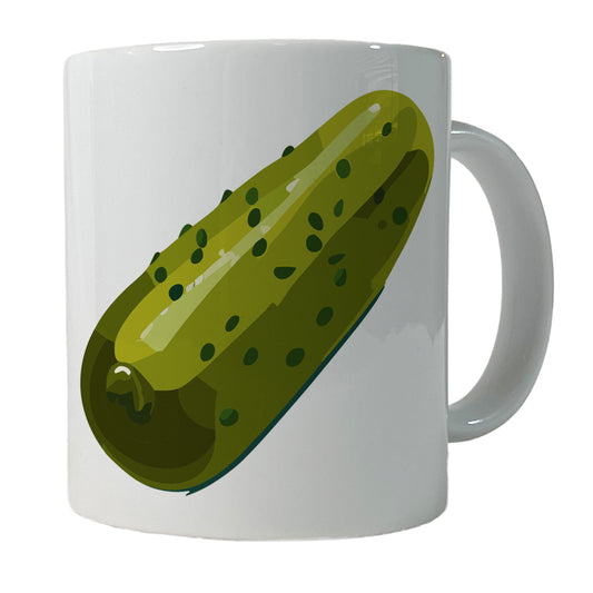 Pickle Green Ceramic Tea Coffee Mug Cup - 11oz