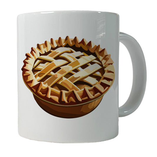 Pie Apple Yummy Baking Ceramic Tea Coffee Mug Cup - 11oz