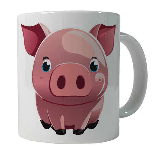Pig Cute Ceramic Tea Coffee Mug Cup - 11oz