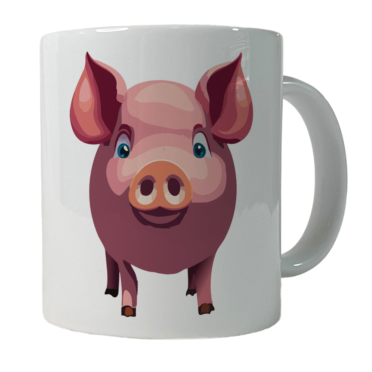 Pig Pink Sweet Ceramic Tea Coffee Mug Cup - 11oz