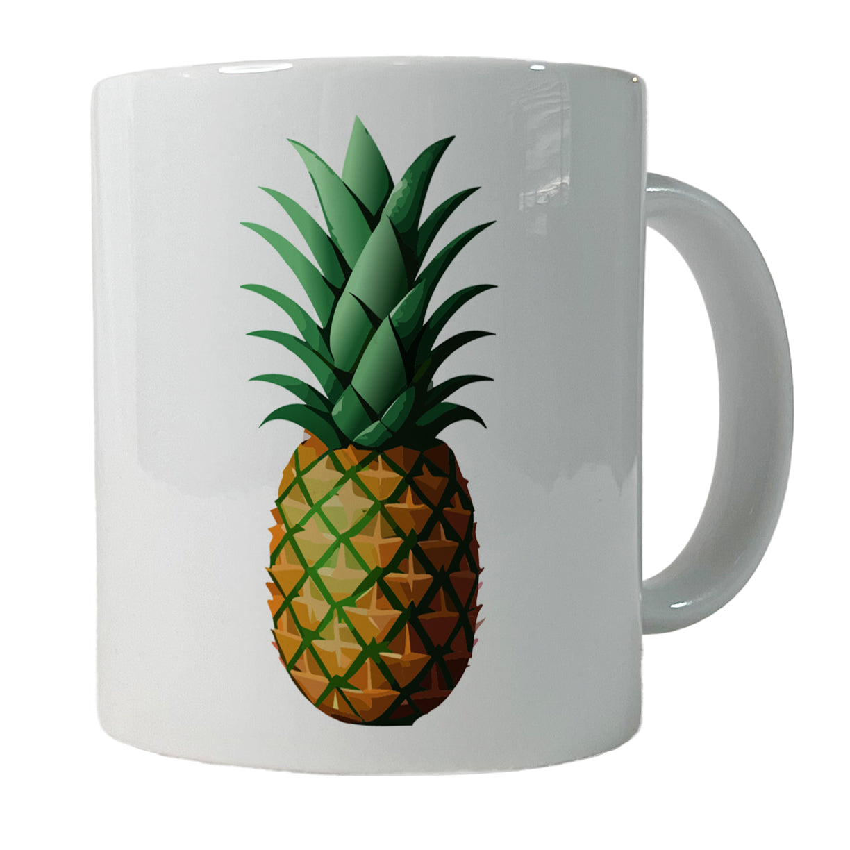 Pineapple Tropical Fruit Ceramic Tea Coffee Mug Cup - 11oz