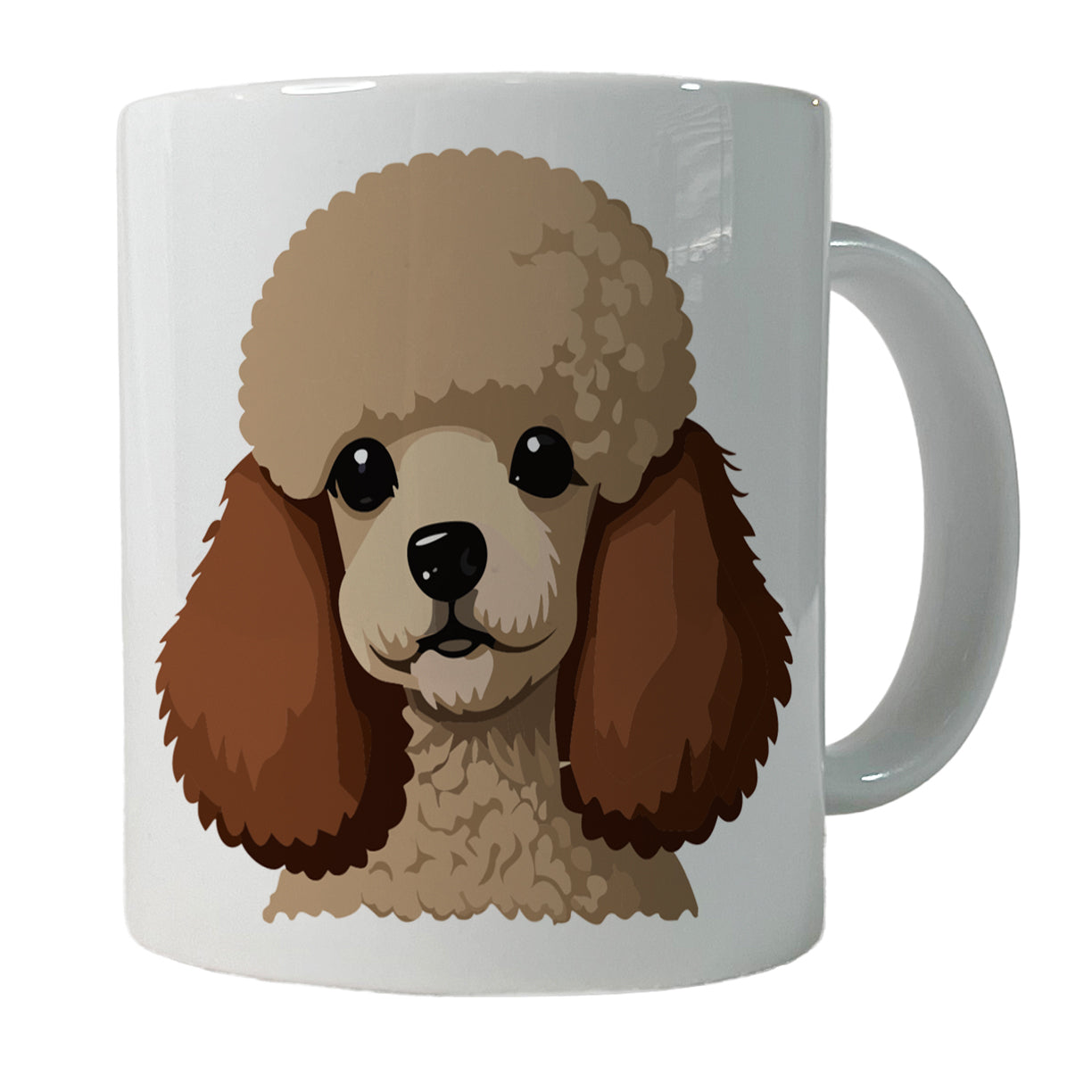Poodle Head Cute Ceramic Tea Coffee Mug Cup - 11oz