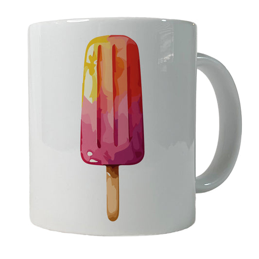 Popsicle Colorful Summer Dessert Ceramic Tea Coffee Mug Cup - 11oz