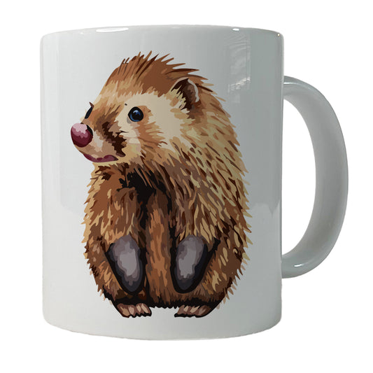 Porcupine Cute Ceramic Tea Coffee Mug Cup - 11oz