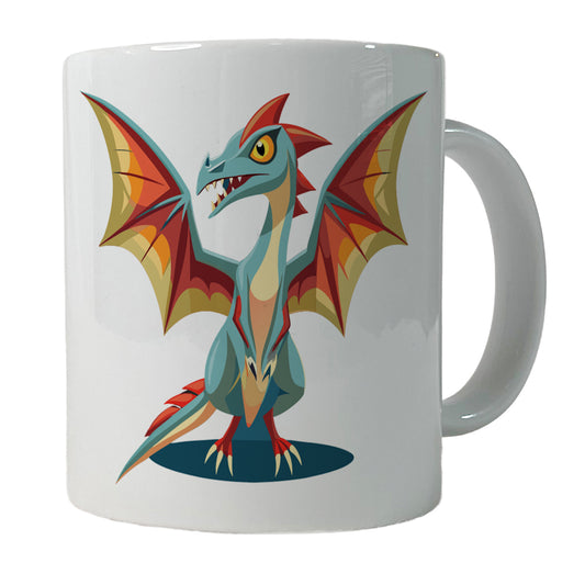 Pterodactyl Dinosaur Ceramic Tea Coffee Mug Cup - 11oz
