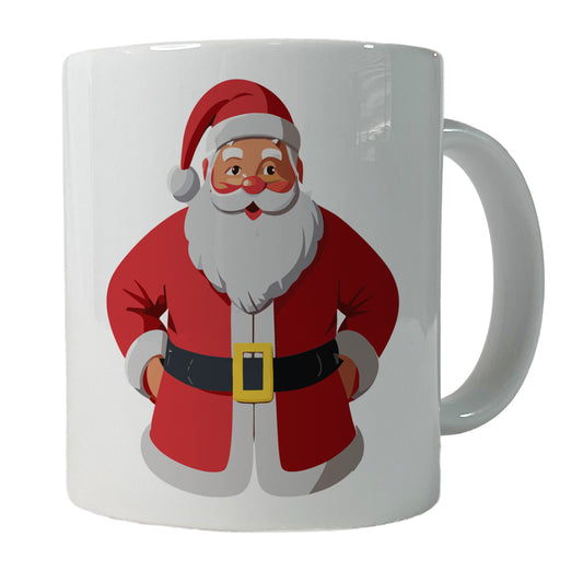 Santa Claus Christmas Ceramic Tea Coffee Mug Cup - 11oz
