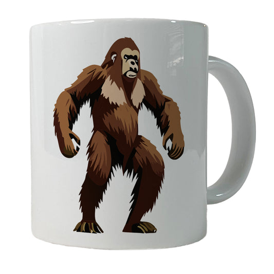 Sasquatch Bigfoot Standing Ceramic Tea Coffee Mug Cup - 11oz