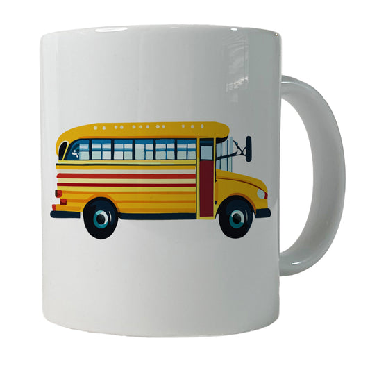 School Bus Ceramic Tea Coffee Mug Cup - 11oz