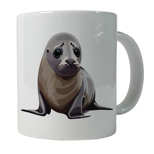 Seal Ocean Animal Cute Ceramic Tea Coffee Mug Cup - 11oz