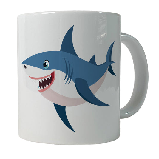 Shark Smiling Ceramic Tea Coffee Mug Cup - 11oz