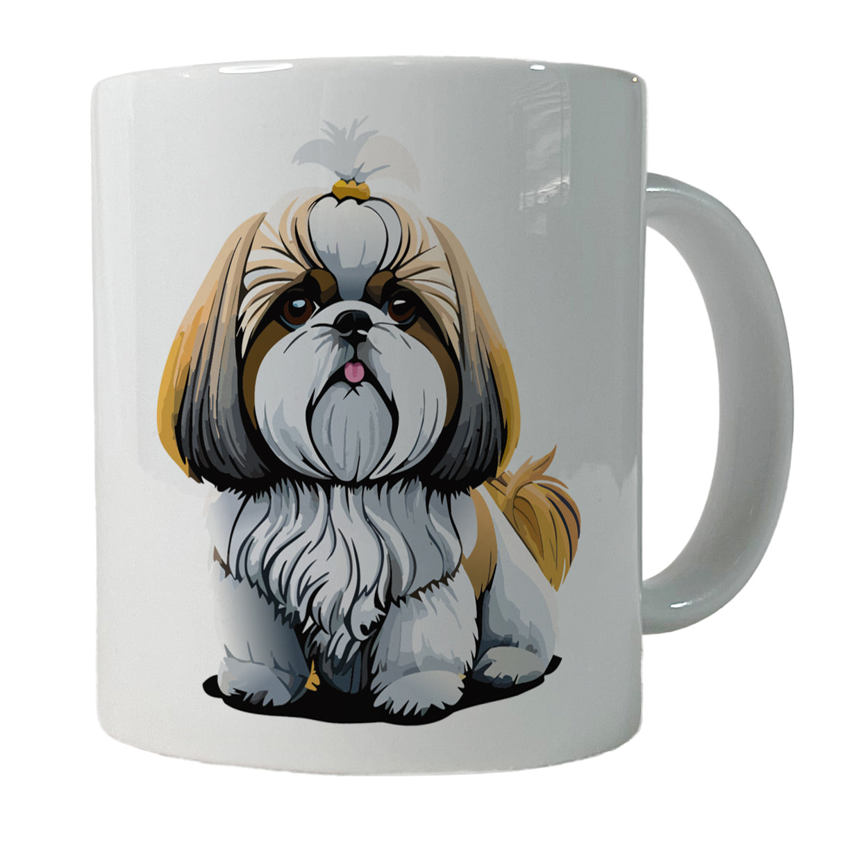 Shih Tzu Dog Cute Ceramic Tea Coffee Mug Cup - 11oz