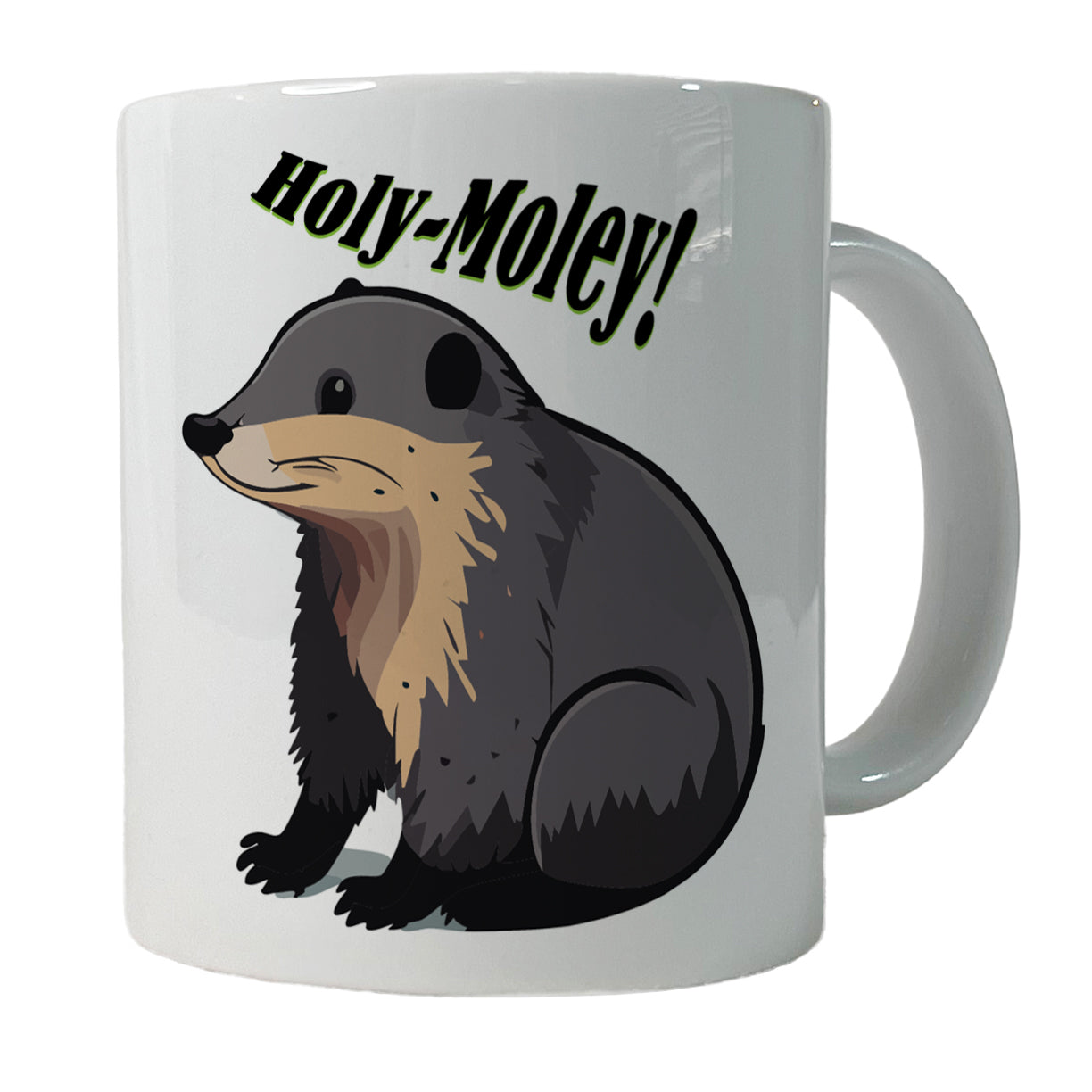 Shrew Mole Holy Moley Funny Animal Ceramic Tea Coffee Mug Cup - 11oz