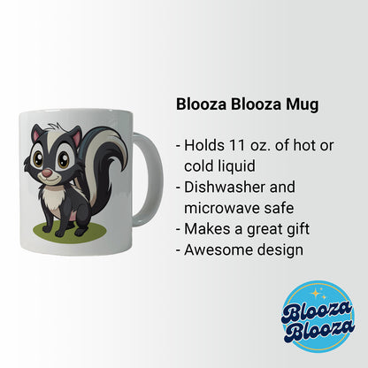 Skunk Cute Ceramic Tea Coffee Mug Cup - 11oz