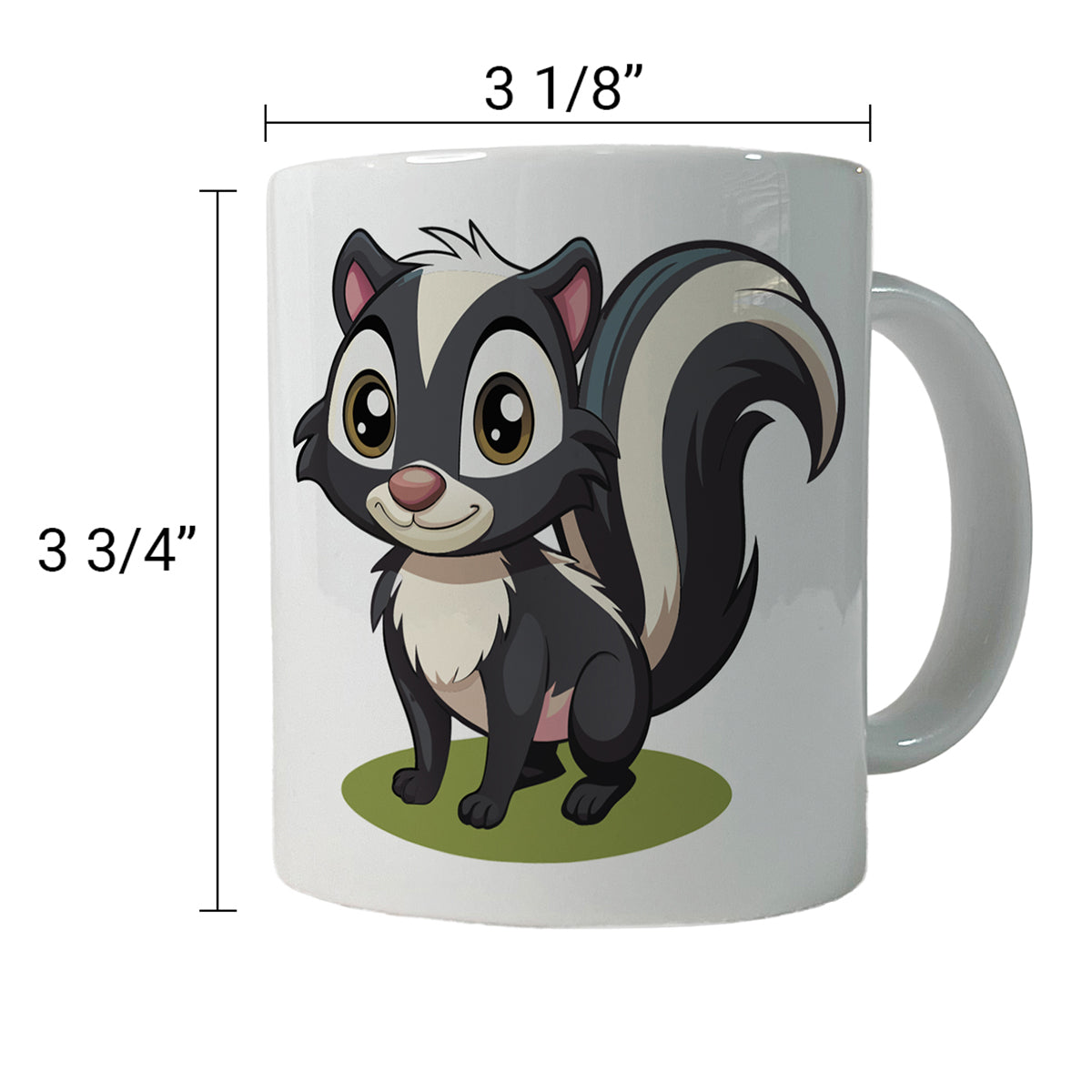 Skunk Cute Ceramic Tea Coffee Mug Cup - 11oz
