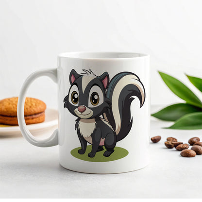 Skunk Cute Ceramic Tea Coffee Mug Cup - 11oz