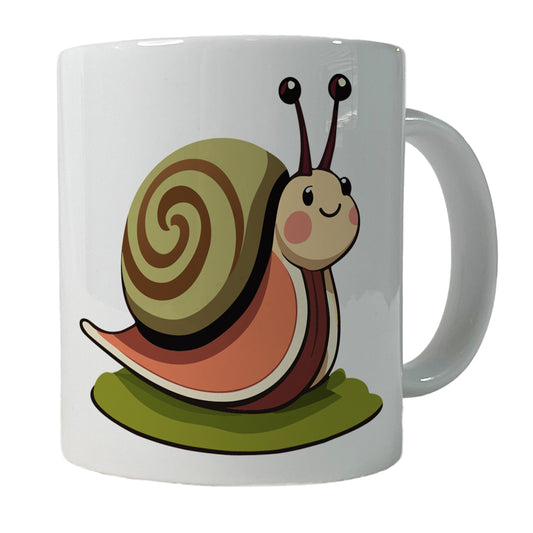 Snail Cute Funny Ceramic Tea Coffee Mug Cup - 11oz