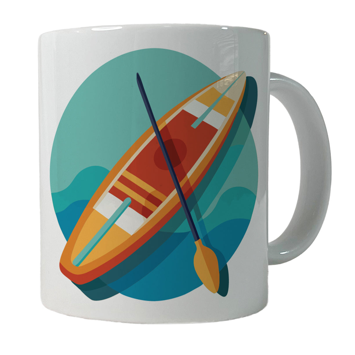 Stand Up Paddle Board Boarding SUP Ceramic Tea Coffee Mug Cup - 11oz