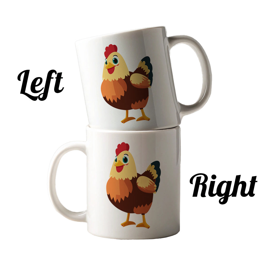 Standing Rooster Happy Ceramic Tea Coffee Mug Cup - 11oz