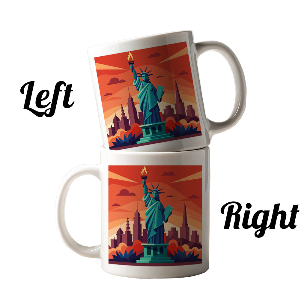 Statue of Liberty Ceramic Tea Coffee Mug Cup - 11oz