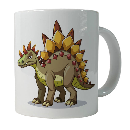 Stegosaurus Dinosaur Ceramic Tea Coffee Mug Cup - 11oz