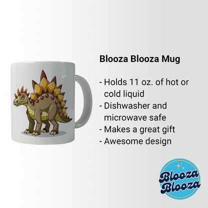 Stegosaurus Dinosaur Ceramic Tea Coffee Mug Cup - 11oz