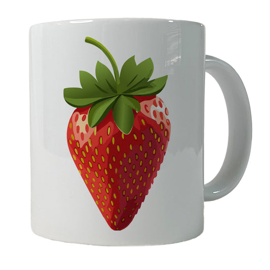 Strawberry Fruit Ceramic Tea Coffee Mug Cup - 11oz