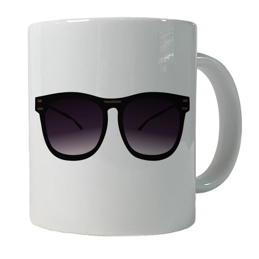 Sunglasses Black Summer Vacation Ceramic Tea Coffee Mug Cup - 11oz