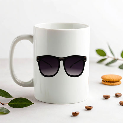 Sunglasses Black Summer Vacation Ceramic Tea Coffee Mug Cup - 11oz