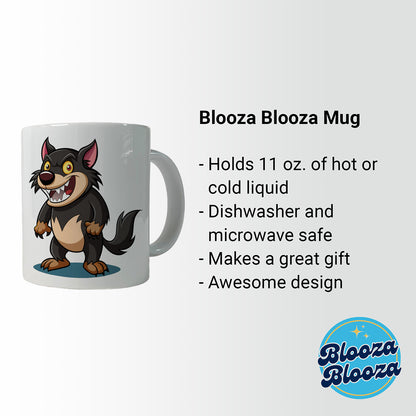 Tasmanian Devil Australian Animal Funny Ceramic Tea Coffee Mug Cup - 11oz