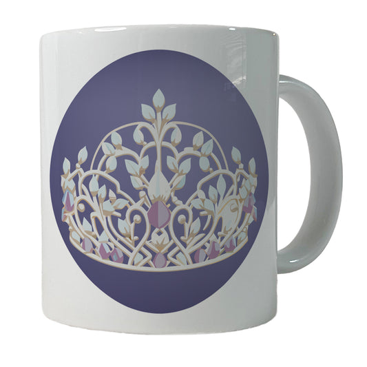 Tiara Princess Queen Royalty Ceramic Tea Coffee Mug Cup - 11oz