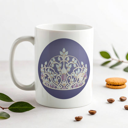 Tiara Princess Queen Royalty Ceramic Tea Coffee Mug Cup - 11oz