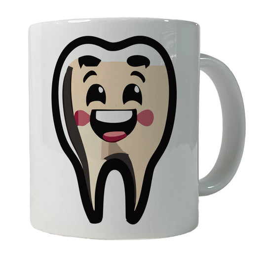 Tooth Happy Dentist Ceramic Tea Coffee Mug Cup - 11oz