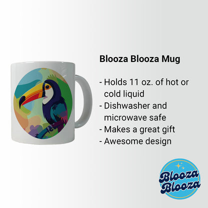 Toucan Tucan Tropical Bird Ceramic Tea Coffee Mug Cup - 11oz