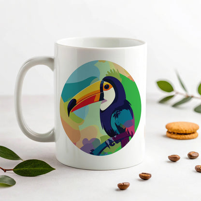 Toucan Tucan Tropical Bird Ceramic Tea Coffee Mug Cup - 11oz