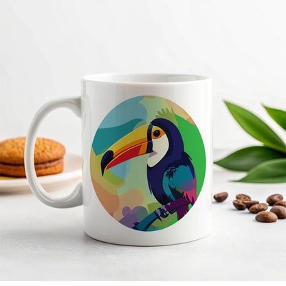 Toucan Tucan Tropical Bird Ceramic Tea Coffee Mug Cup - 11oz