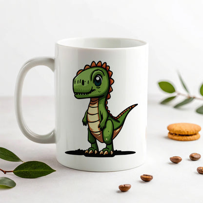 T-Rex Tyrannosaurus Dinosaur Cute Ceramic Tea Coffee Mug Cup - 11oz