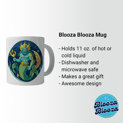 Triton Sea God Greek Mythology Ceramic Tea Coffee Mug Cup - 11oz