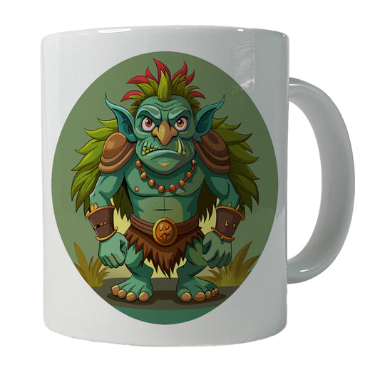 Troll Ogre Ugly Ceramic Tea Coffee Mug Cup - 11oz