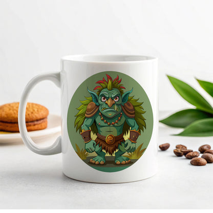 Troll Ogre Ugly Ceramic Tea Coffee Mug Cup - 11oz