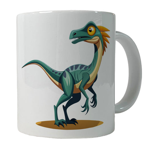 Troodon Dinosaur Ceramic Tea Coffee Mug Cup - 11oz