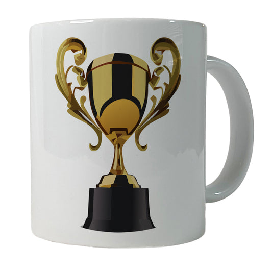 Trophy Award Ceramic Tea Coffee Mug Cup - 11oz