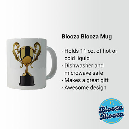 Trophy Award Ceramic Tea Coffee Mug Cup - 11oz