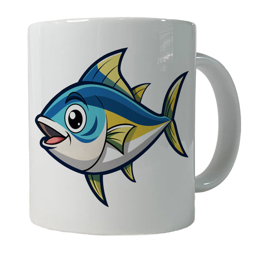 Tuna Fish Cute Ceramic Tea Coffee Mug Cup - 11oz