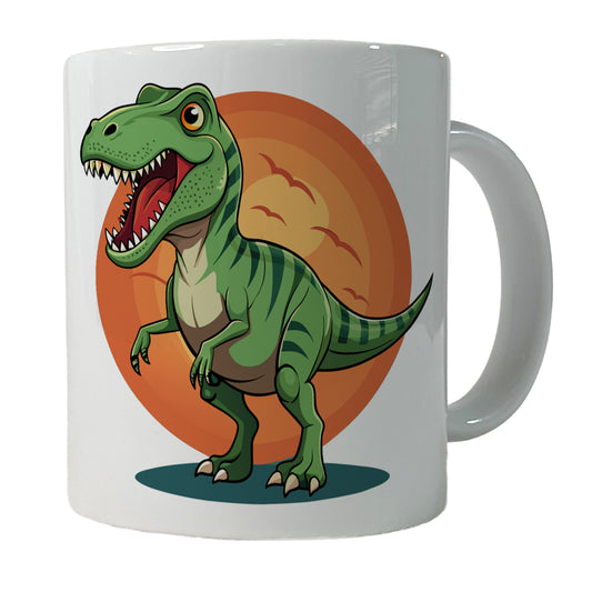 Tyrannosaurus T-Rex Dinosaur Ceramic Tea Coffee Mug Cup - 11oz