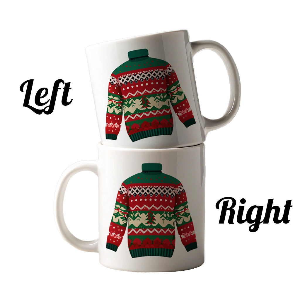 Ugly Christmas Sweater Ceramic Tea Coffee Mug Cup - 11oz