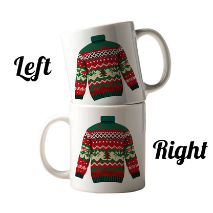 Ugly Christmas Sweater Ceramic Tea Coffee Mug Cup - 11oz