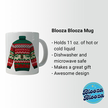 Ugly Christmas Sweater Ceramic Tea Coffee Mug Cup - 11oz