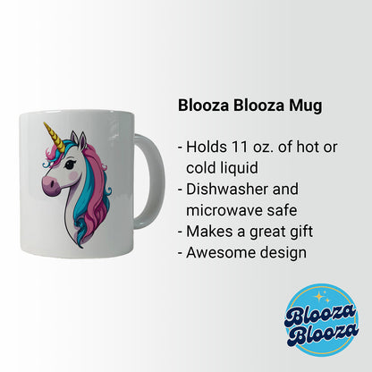 Unicorn Head Beautiful Ceramic Tea Coffee Mug Cup - 11oz