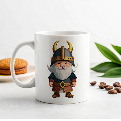 Viking Cute Standing Ceramic Tea Coffee Mug Cup - 11oz